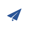 Paper airplane icon