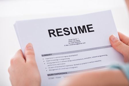 Pic of resume
